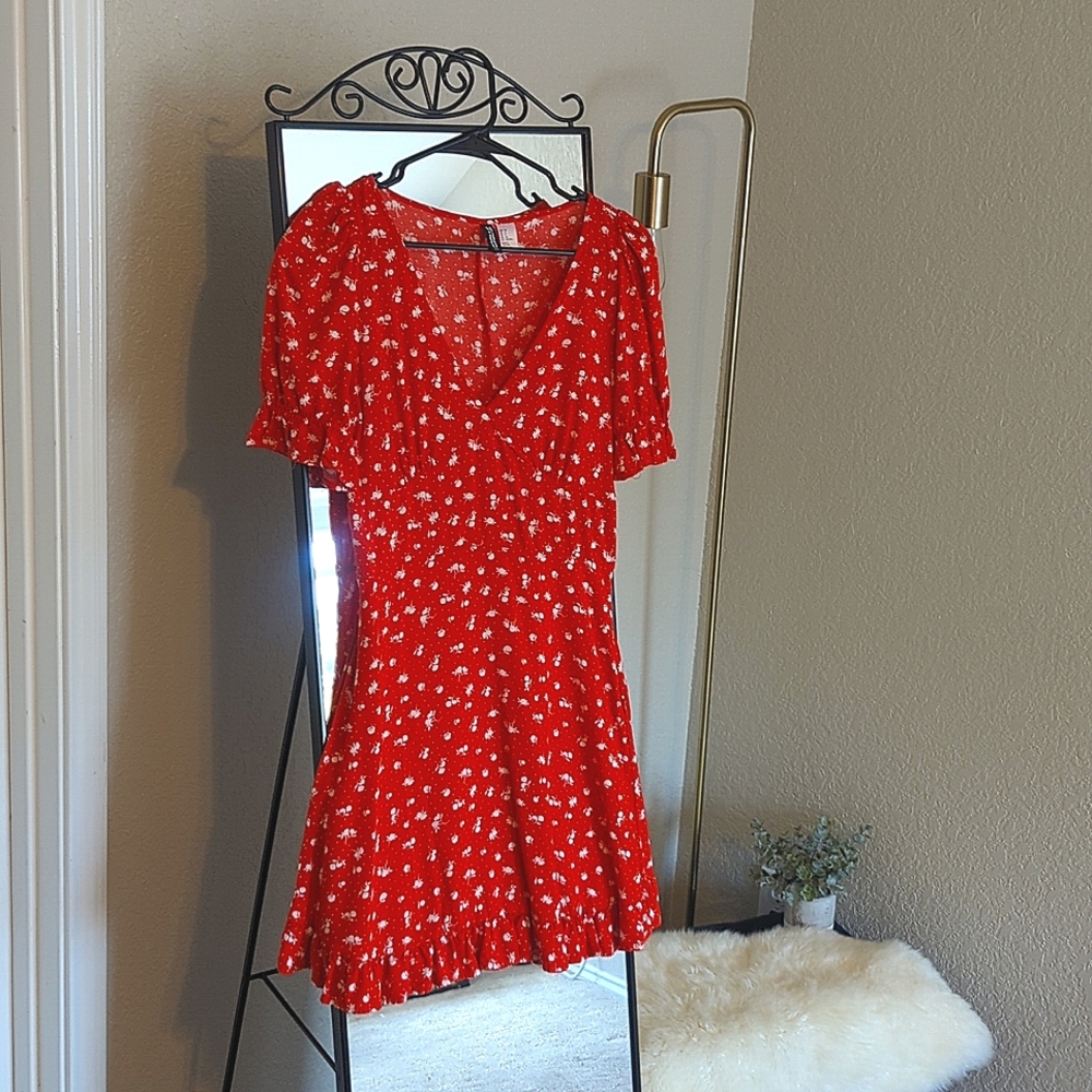 Red H&M dress